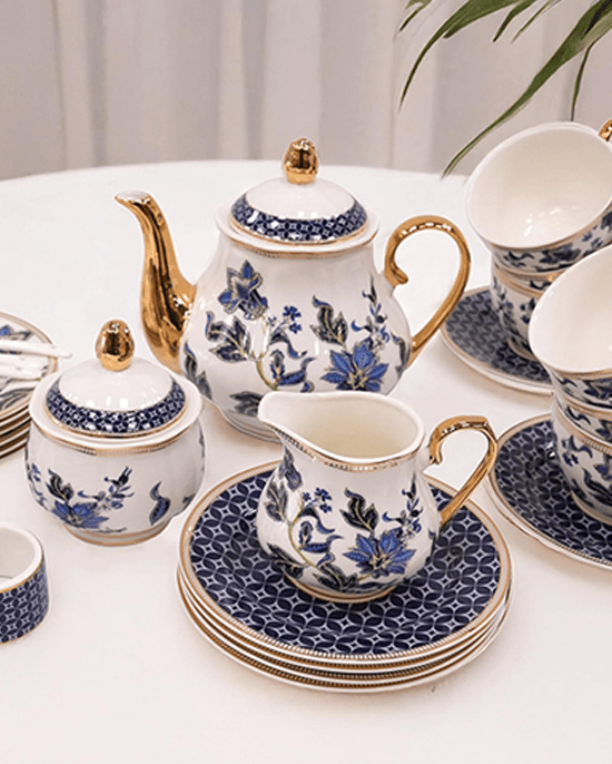 B&S 31Pc Round Tea Set