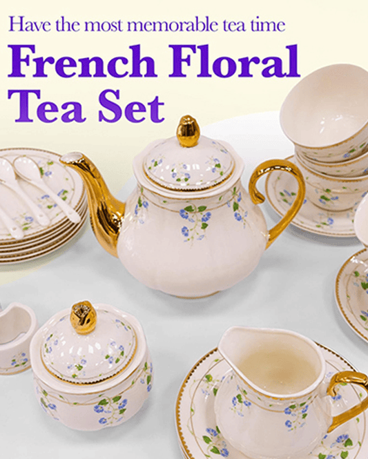 B&S 31Pc Round Tea Set