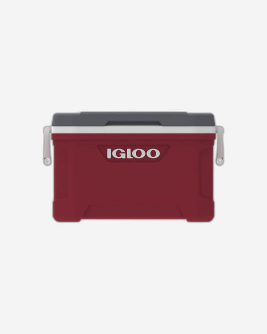 00050340-Igloo-Latitude 52 Cooler Box - Industrial Red /Meteorite