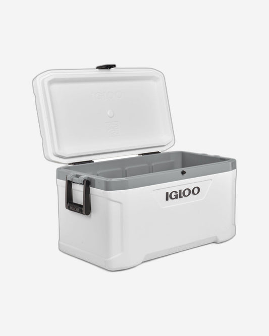 Igloo-Latitude Marine Ultra 70 Cooler Box - White / Moonscape Gray