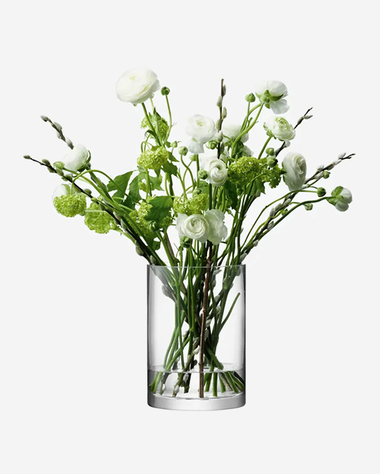 LSA Clear Column VaseCandleholder H24cm