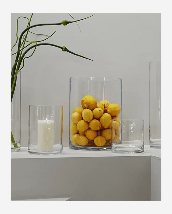 LSA Clear Column VaseCandleholder H40cm