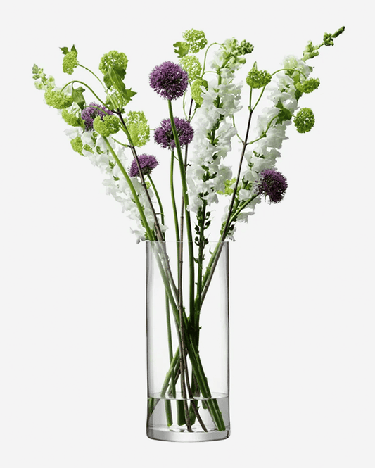 LSA Clear Column Vase H42cm