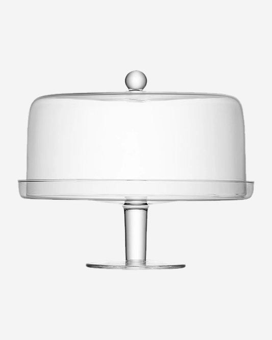 LSA Klara Clear Cakestand & Cover