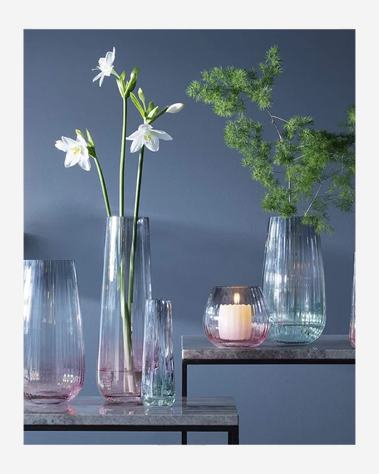 LSA Dusk GreenGrey Vase H36cm