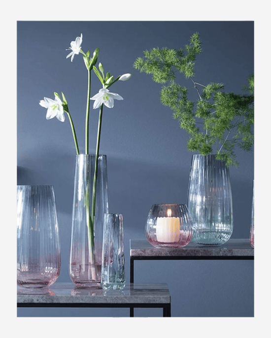 LSA Dusk GreenGrey Vase H36cm