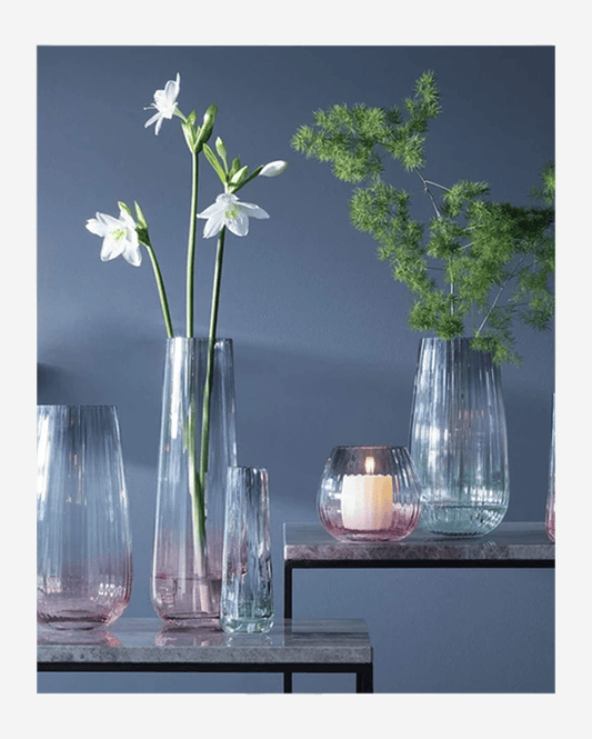 LSA Dusk GreenGrey Vase H36cm
