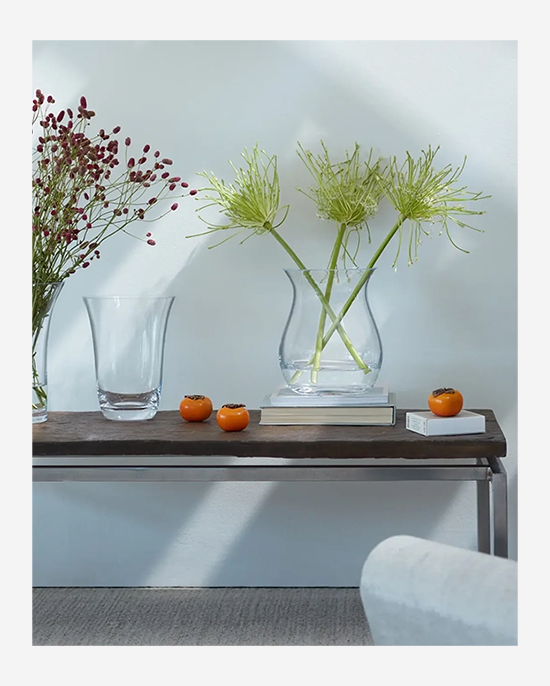 LSA Flower Clear Open Posy Vase