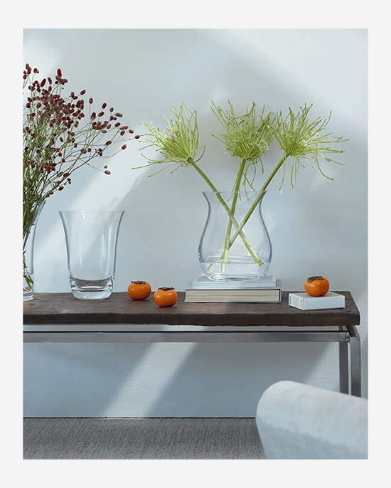 LSA Flower Clear Open Posy Vase