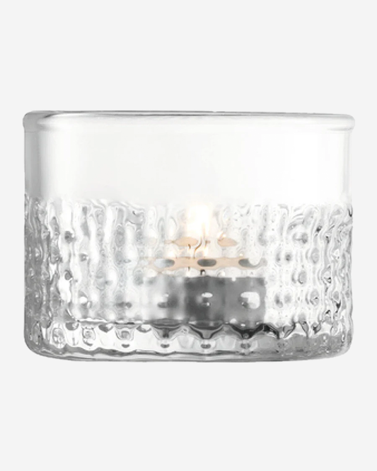 LSA Clear Wicker Tealight Holder