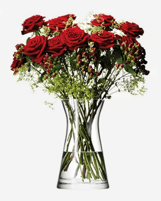 LSA Clear Flower Mixed Bouquet Vase