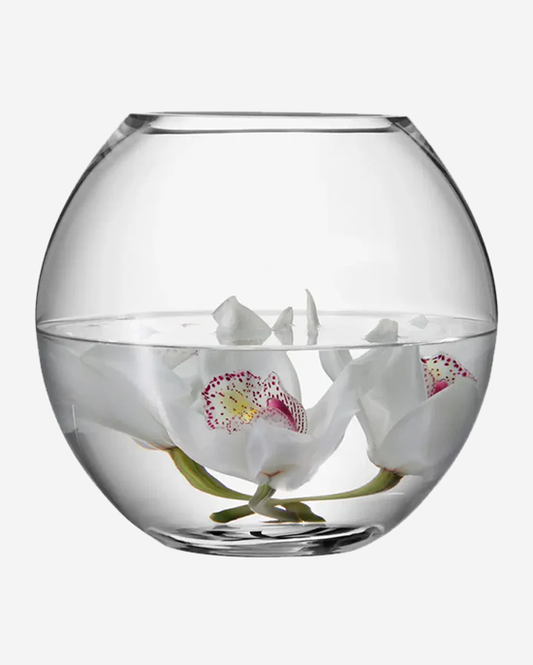 LSA Flower Round Bouquet Vase Clear