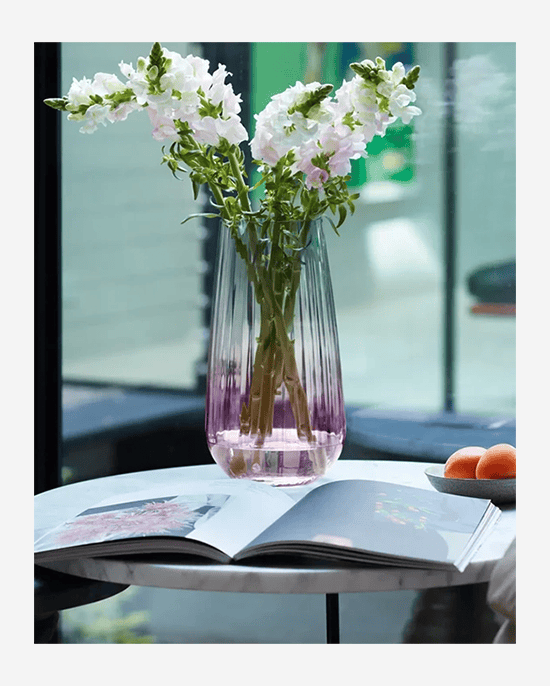 SA Dusk PinkGrey Vase H28cm