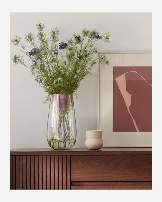 LSA Mother of Pearl Vase H28cm