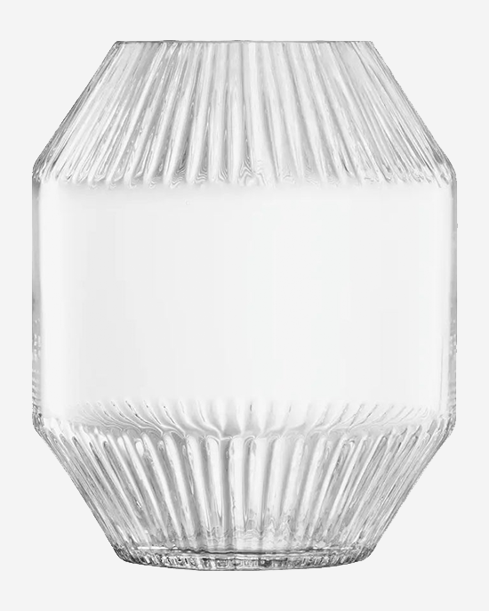 LSA Clear Rotunda Vase H20cm