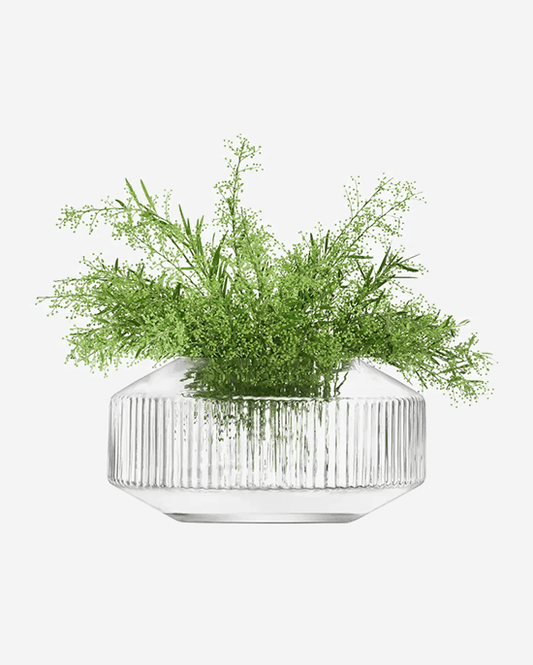 LSA Clear Rotunda Wide Vase