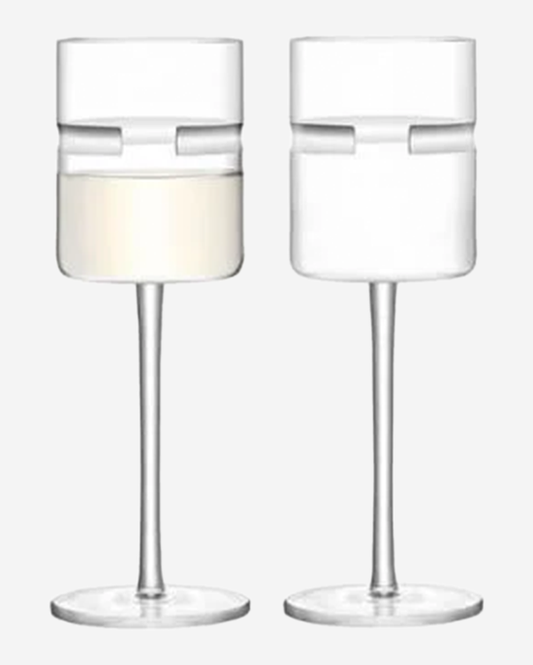 LSA Horizon Clear Cut White Wine Glass 260ml