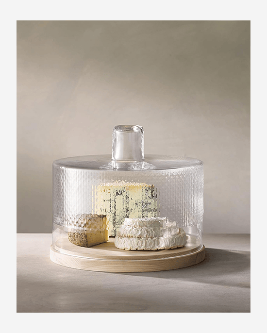 LSA Clear Wicker Dome with Ash Base