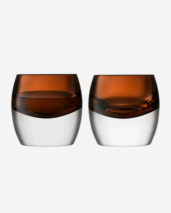 LSA Peat Brown Whisky Club Tumbler 230ml