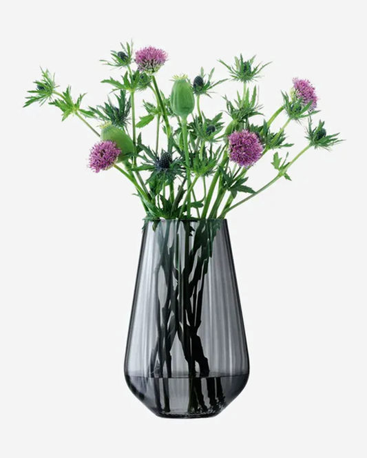 LSA Sheer Zinc Vase H28cm