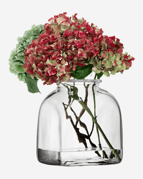 LSA Umberto Vase H24cm Clear