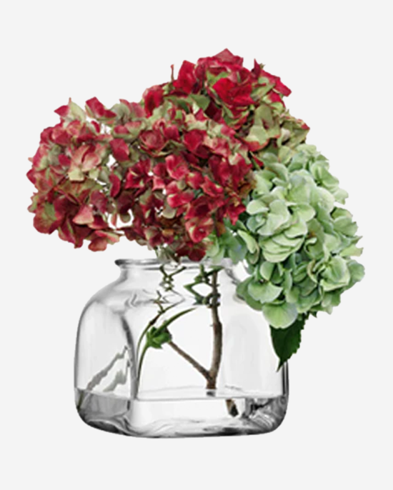 LSA Umberto Vase H14cm Clear