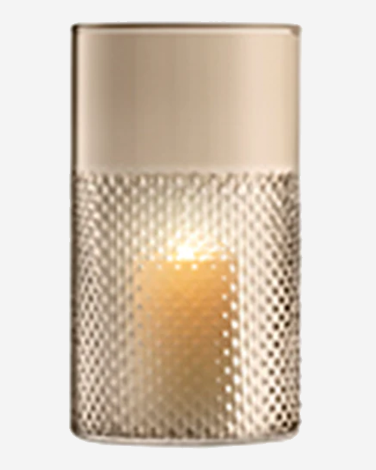 LSA Taupe Wicker VaseLantern