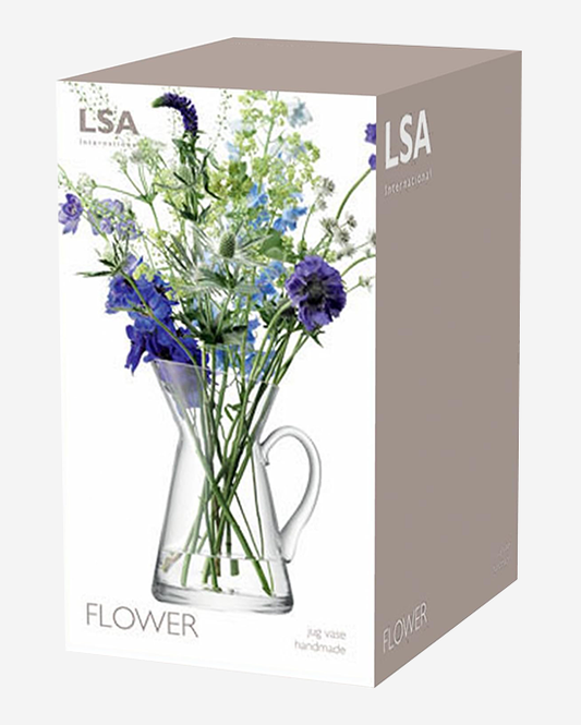 LSA Clear Flower Jug Vase