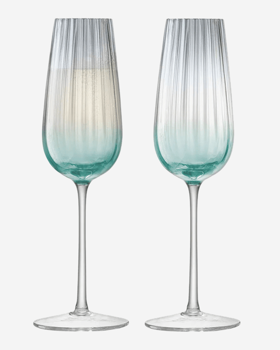 LSA GreenGrey Dusk Champagne Flute 250ml