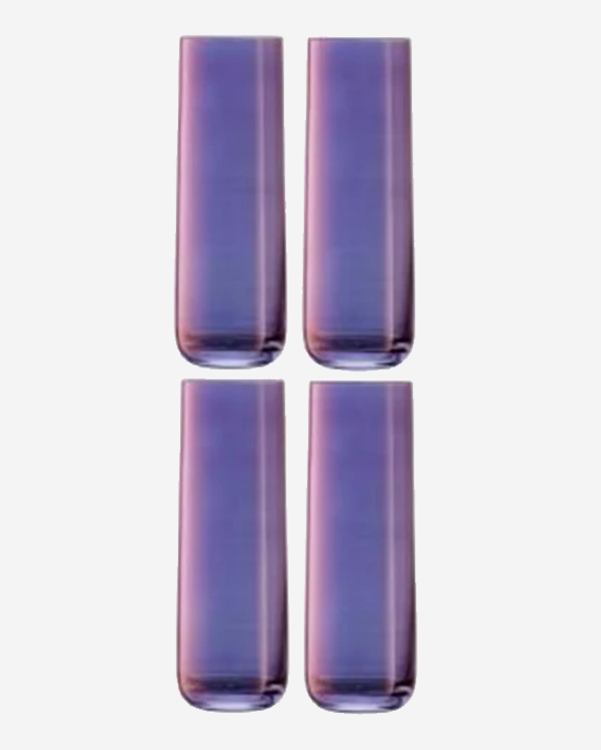 LSA Aurora Highball 420ml Polar Violet x4