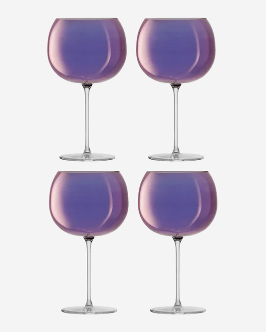 LSA Polar Violet Aurora Balloon Glass 680ml