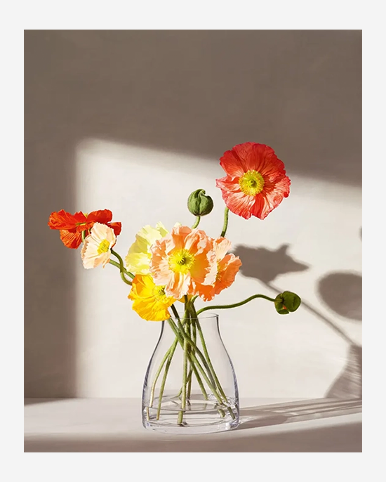 LSA Clear Flower Kiln Vase H21cm