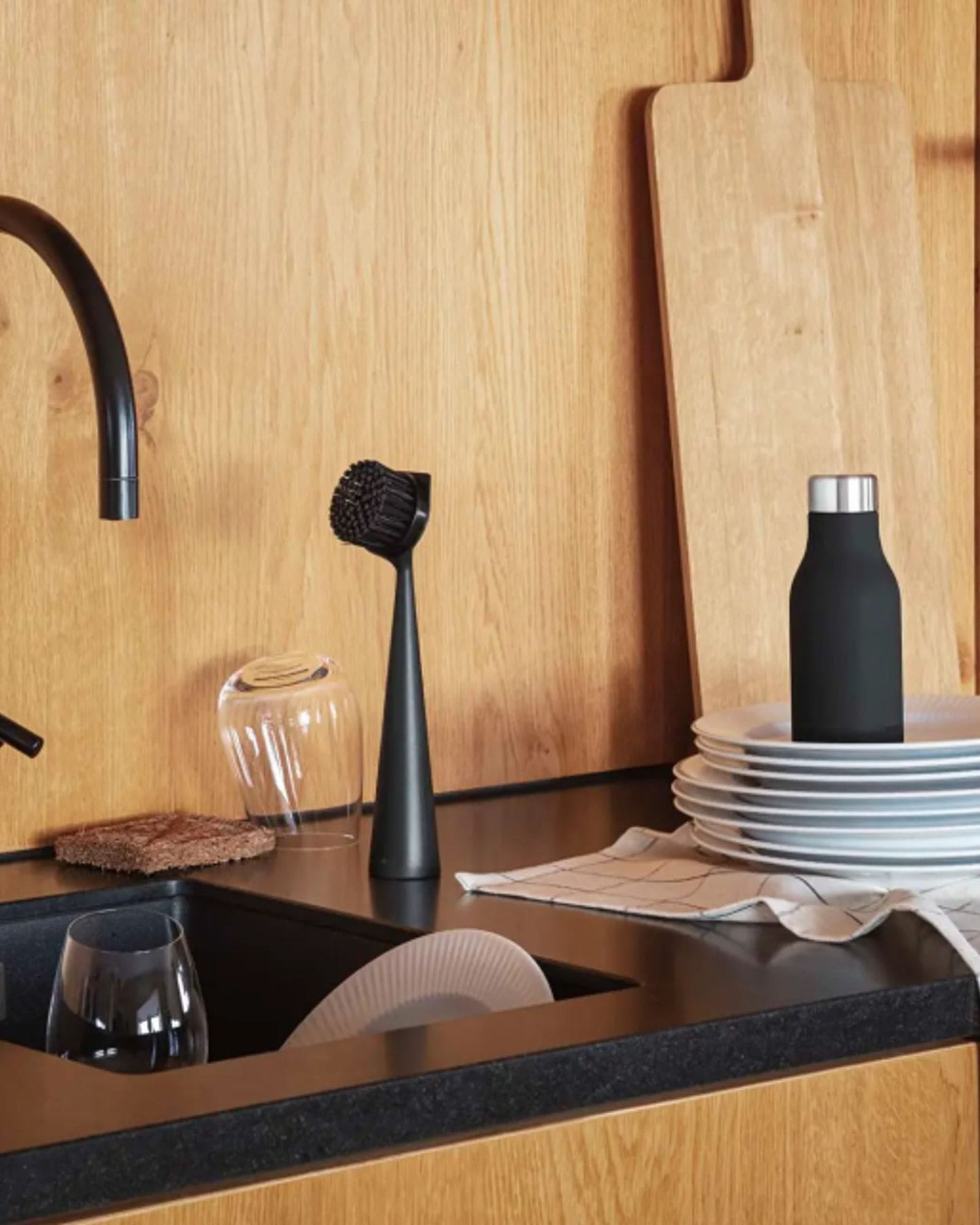 Eva Solo 530681 Squeeze Soap Dispenser Black