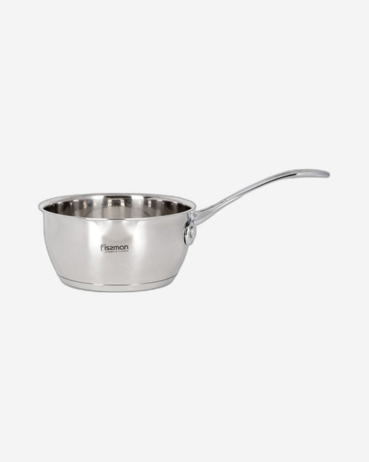 Fissman Saucepan 1000mL with Measuring Mark, Stainless Steel Saucepan 14x7cm Felice Series