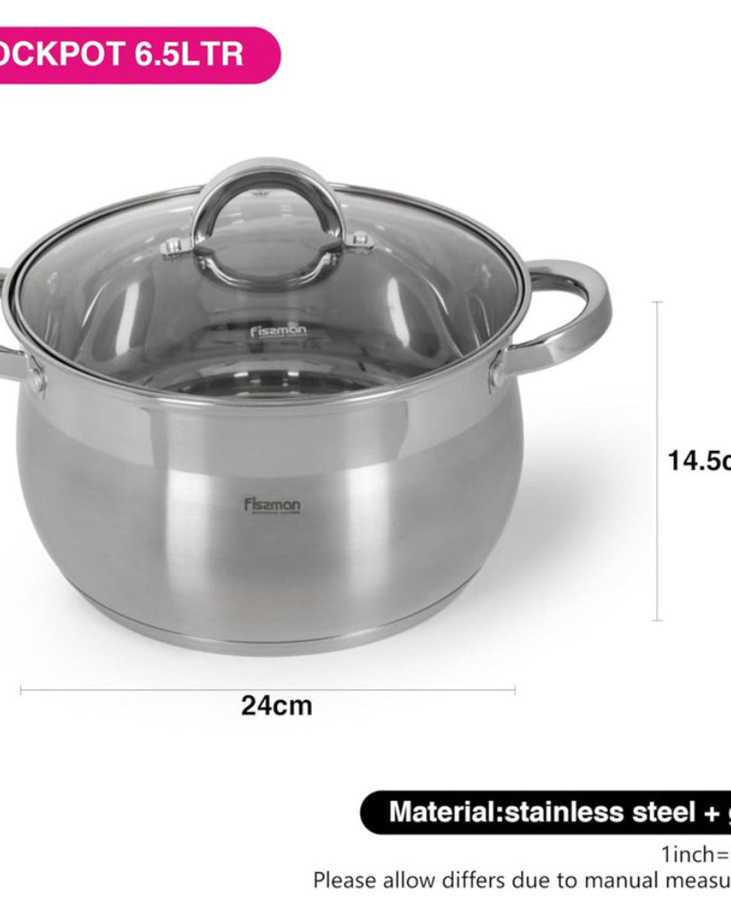Fissman Stockpot Felina 6.5L