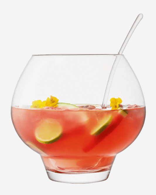 LSA Clear Rum Punchbowl Set