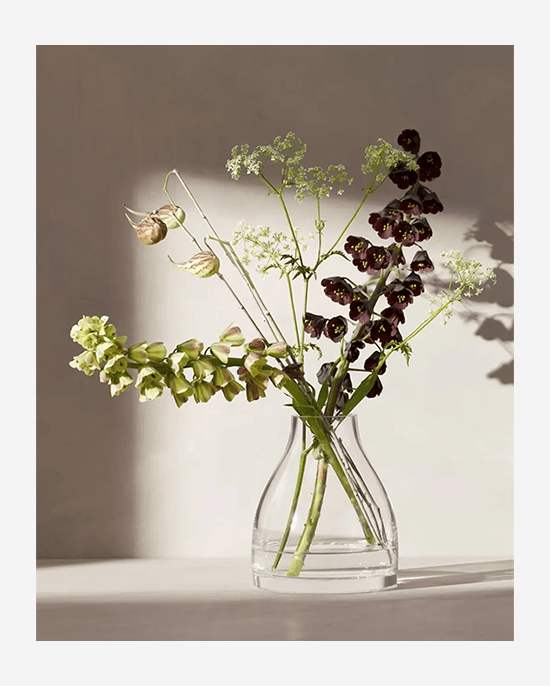 LSA Clear Flower Kiln Vase H16cm