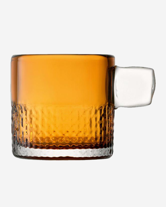 LSA Handle Tealight Holder Amber