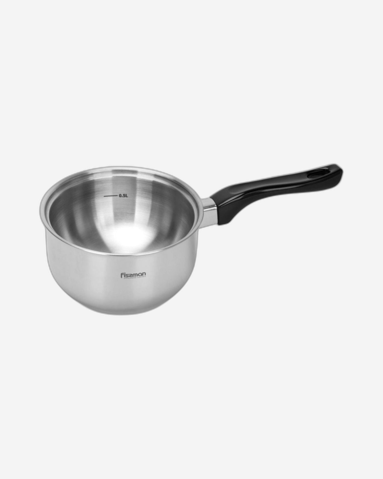 Fissman Saucepan 16cm/0.95LTR Double Wall Bain-Marie Without Lid Stainless Steel