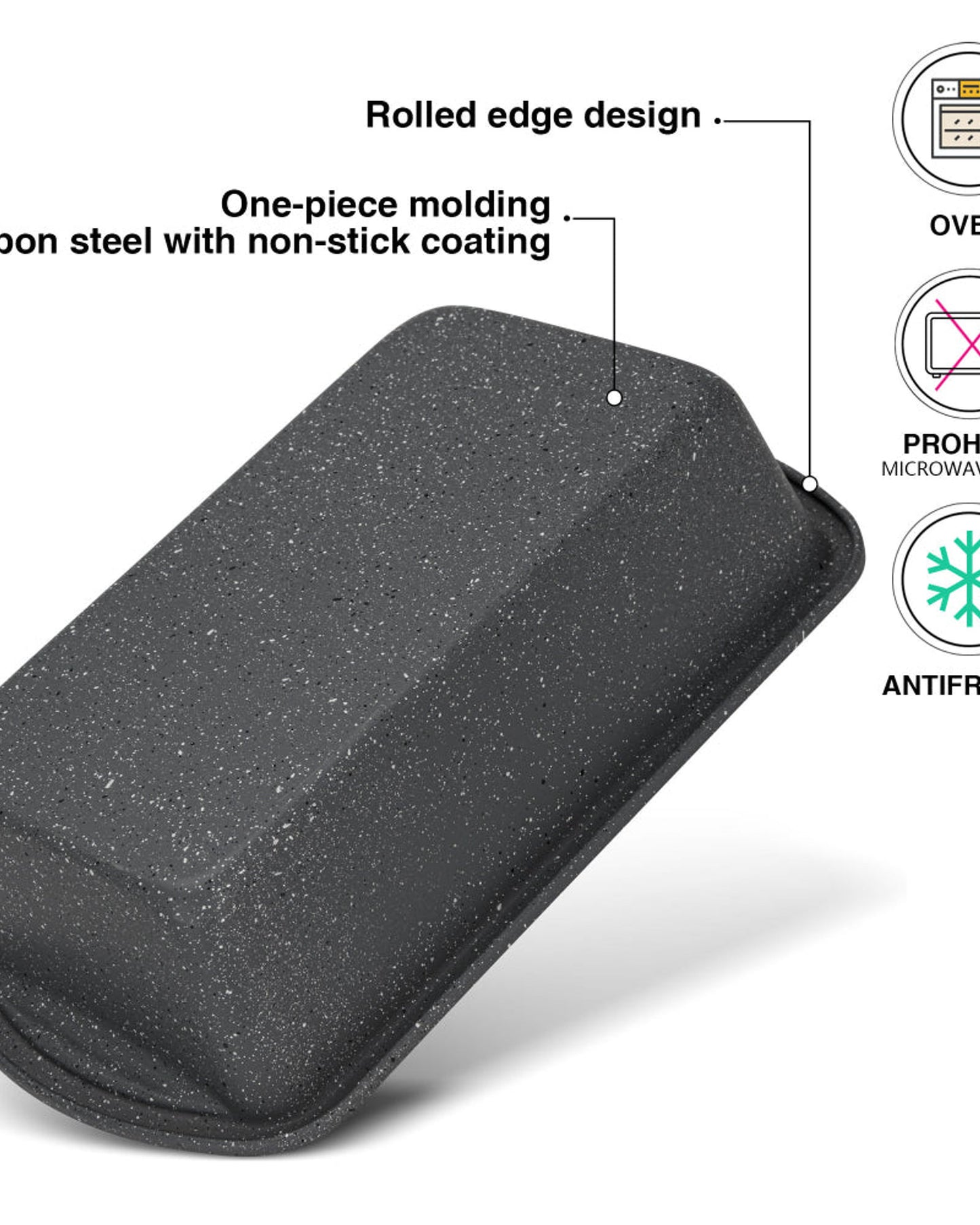 Fissman Loaf Pan Carbon 28cm