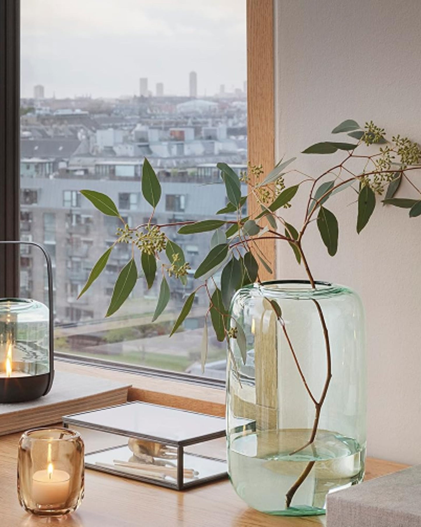 Eva Solo 571368 2 Acorn Tealight Holder Amber