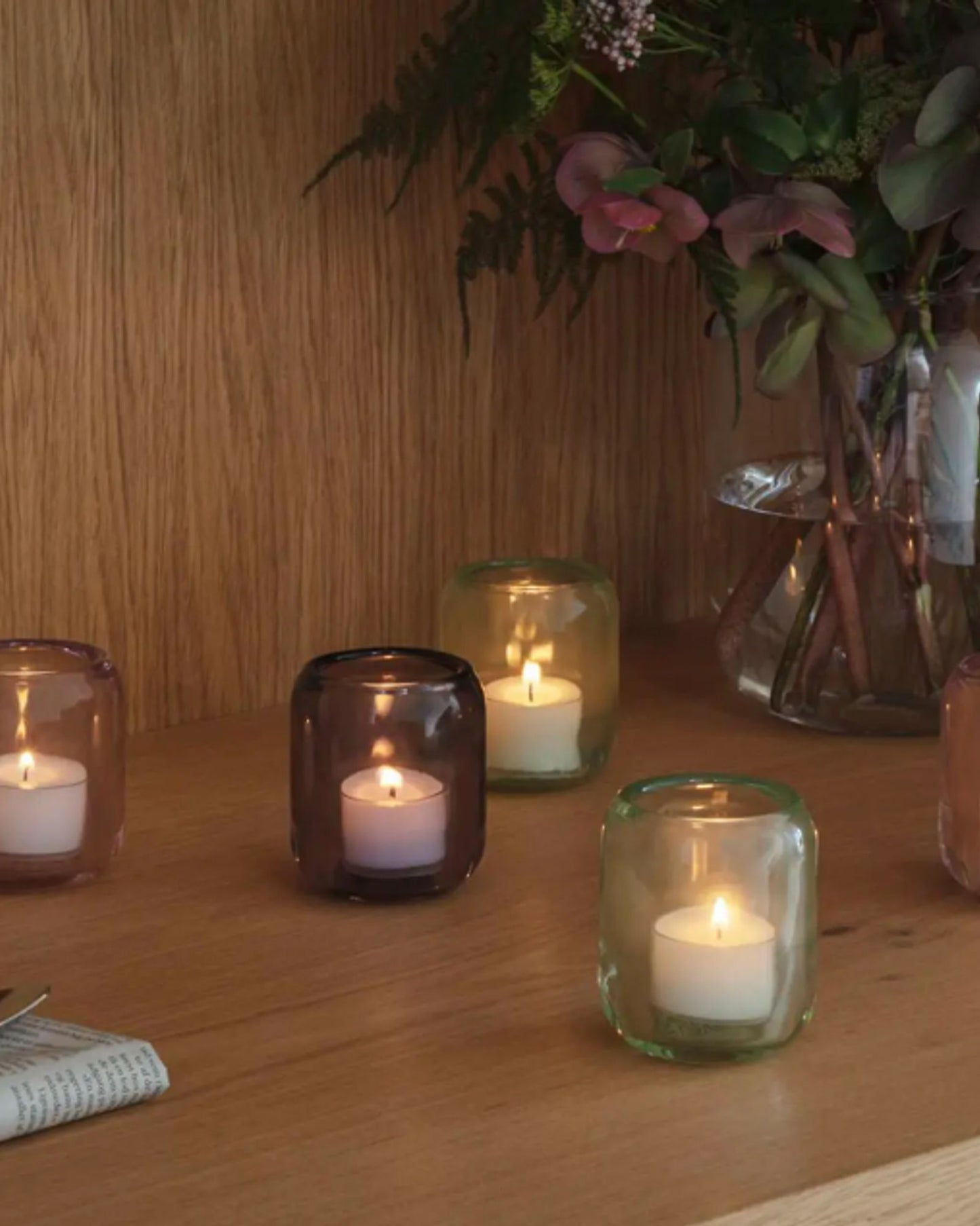 Eva Solo 571379 2 Acorn Tealight Holder Grape