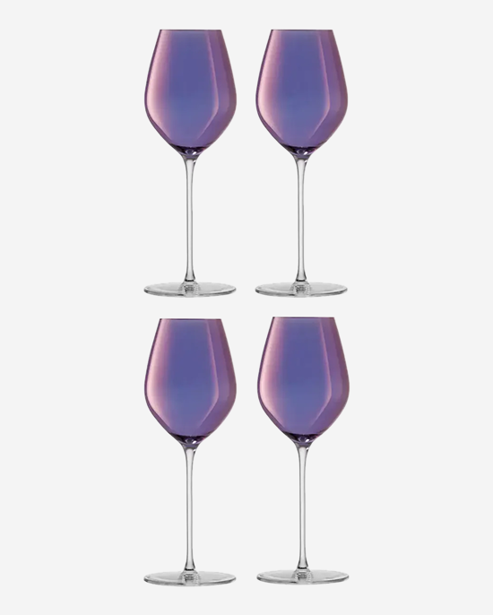 LSA Polar Violet Aurora Champagne Tulip Glass 285ml
