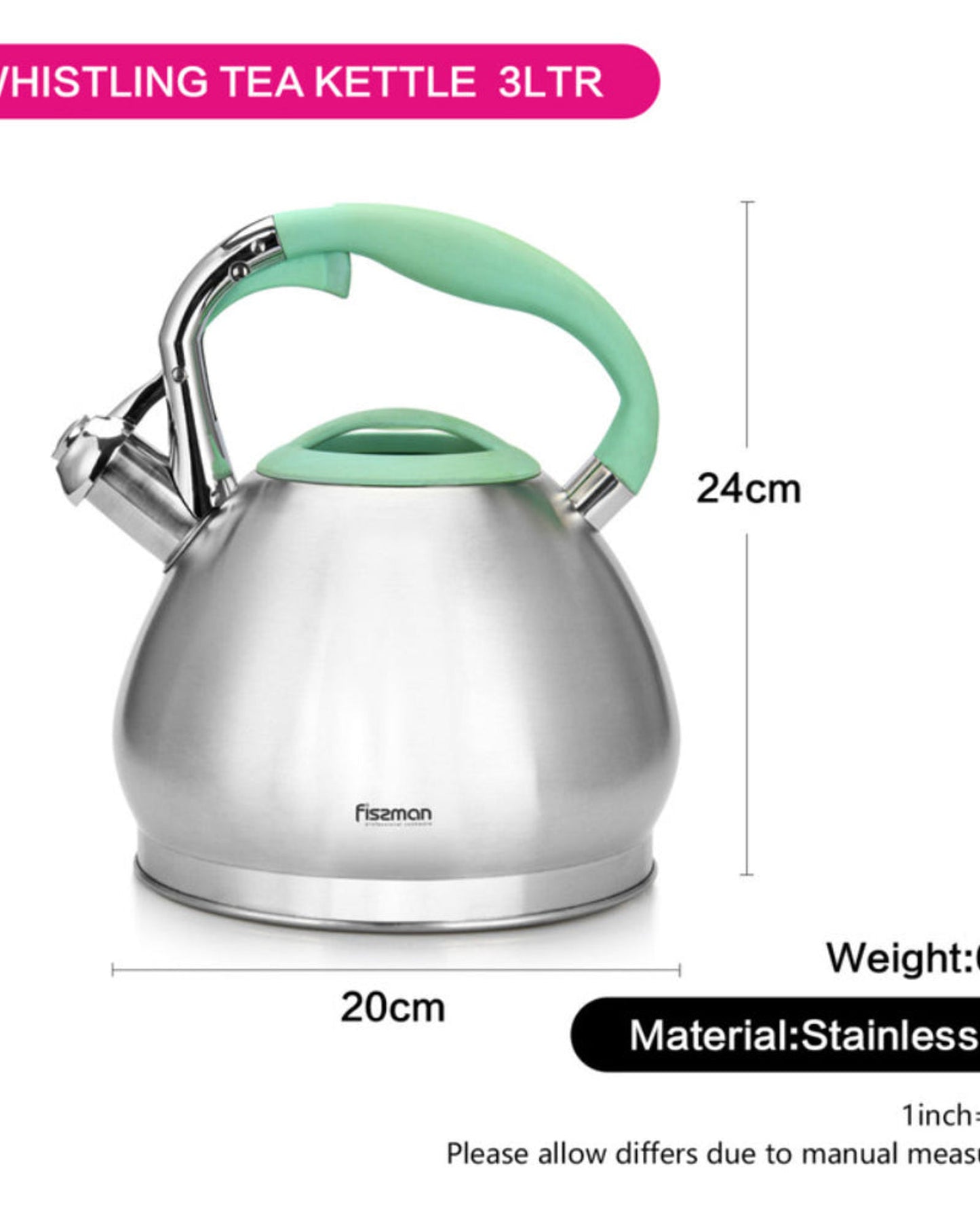 Fissman Whistling Kettle 3.0L