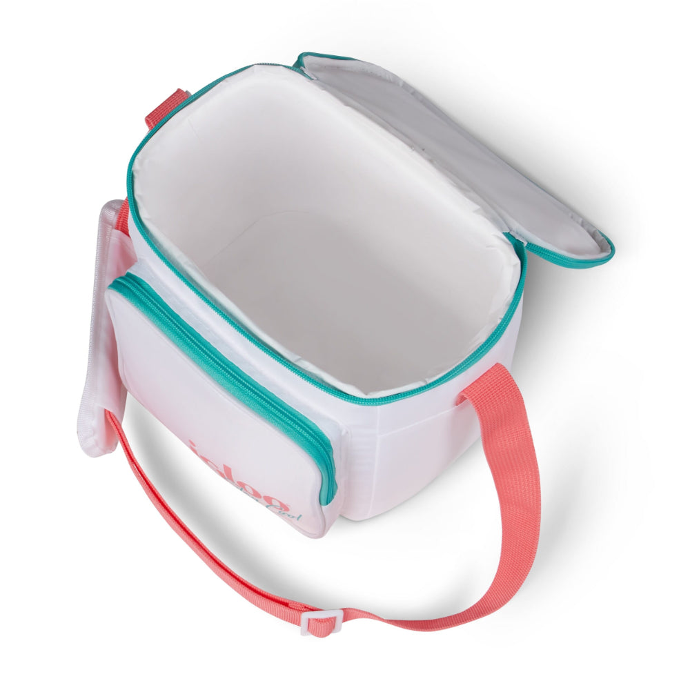 00060932-Igloo-Retro Square Cooler Lunch Bag - White