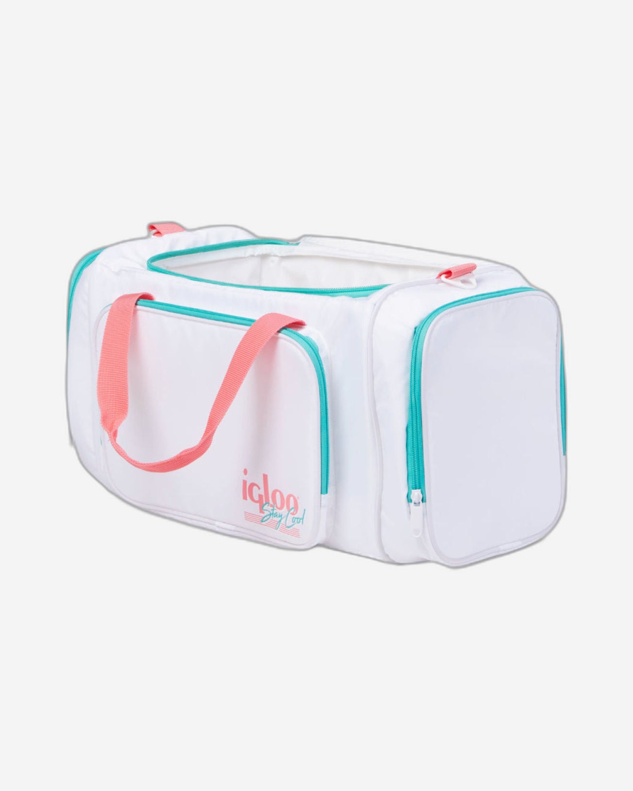 00060935-Igloo-Retro Duffel Bag Cooler - White