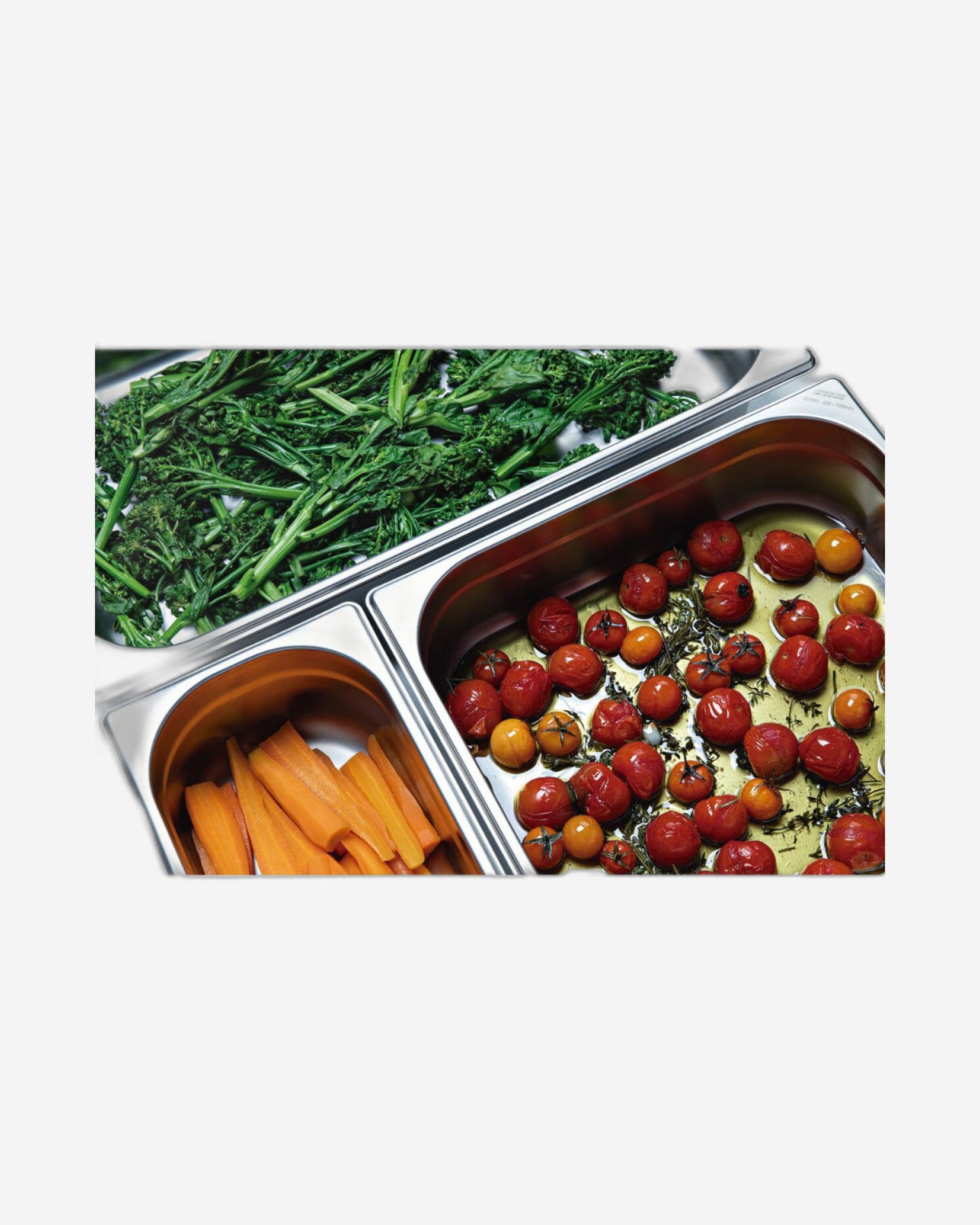 Tramontina Since 1911 Made In Brazil Tramontina Gn 2/1 Stainless Steel Food Pan Without Handles, 20 Mm Deep - Steel 304