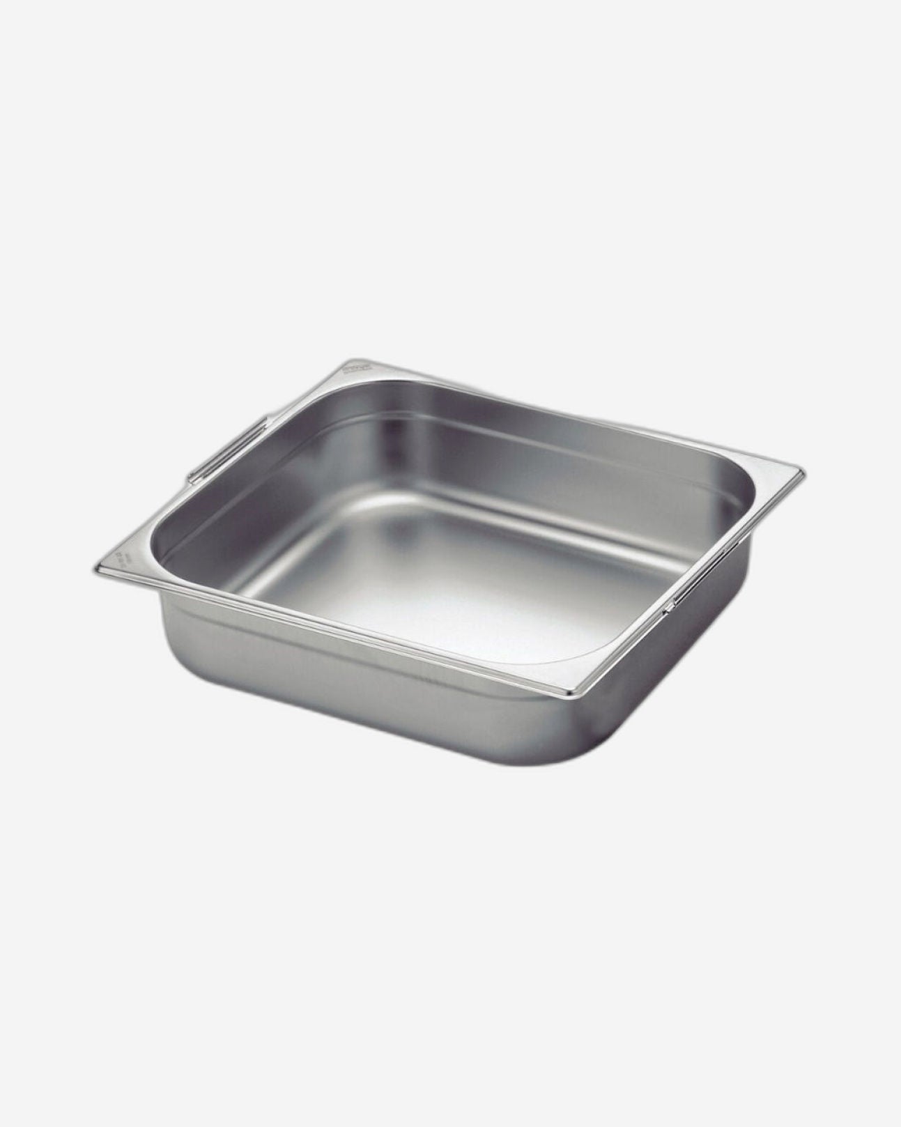 Tramontina Since 1911 Made In Brazil Tramontina Gn 2/3 Stainless Steel Food Pan With Retractable Handles, 65 Mm Deep - Steel 304