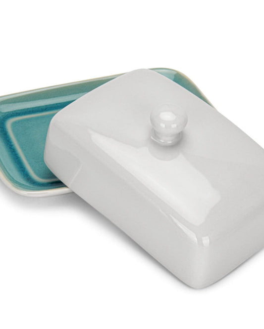 Fissman Butter Dish Celine Ceramic Azure 20cm