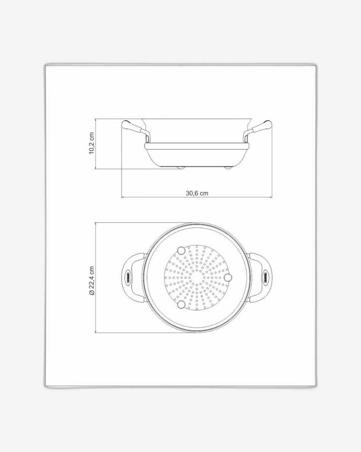 Tramontina Duo Steamer Basket 3.1L